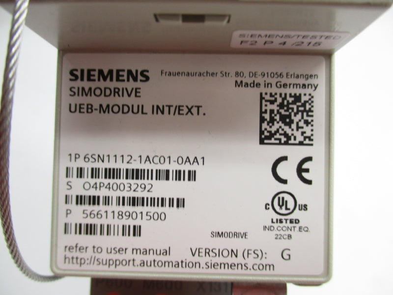 SIEMENS 6SN1112-1AC01-0AA1 NSNP