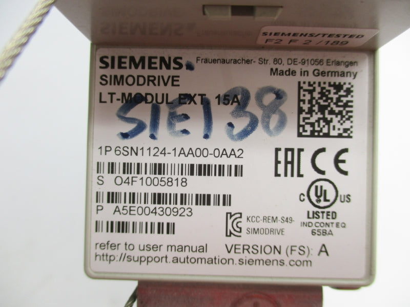 SIEMENS 6SN1124-1AA00-0AA2 UNMP