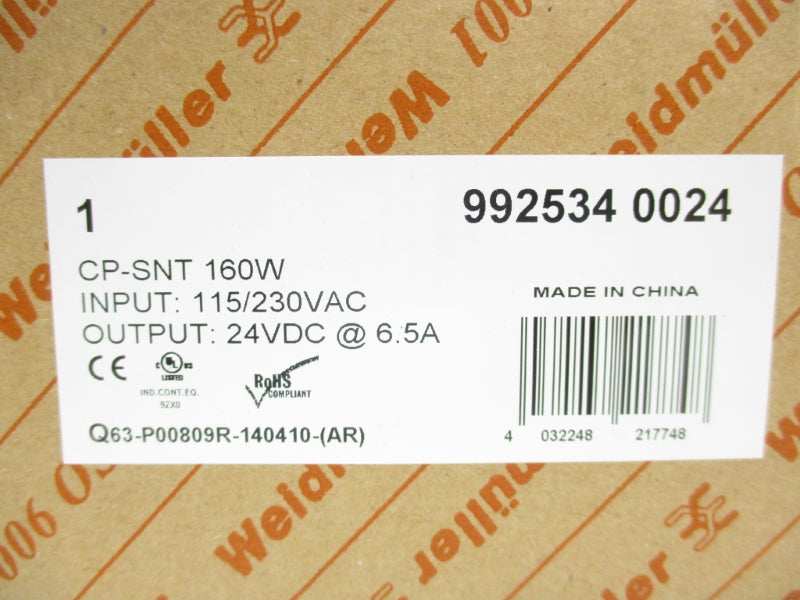 WEIDMULLER 9925340024 115/230VAC NSMP