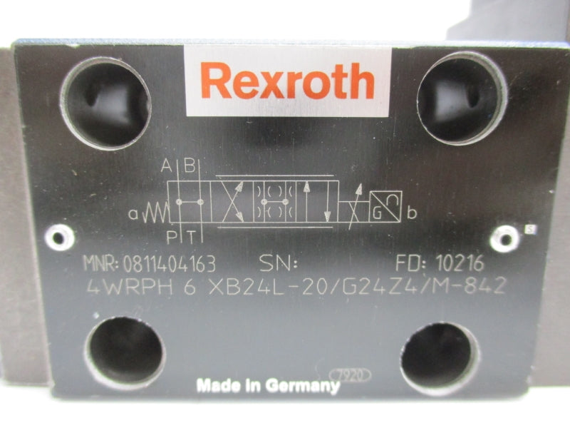 REXROTH 4WRPH6XB24L-20/G24Z4/M-842 0811404163 2.7A NSNP