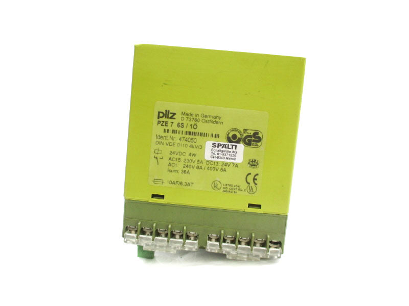 PILZ PZE76S/1O 474050 24VDC 7A UNMP