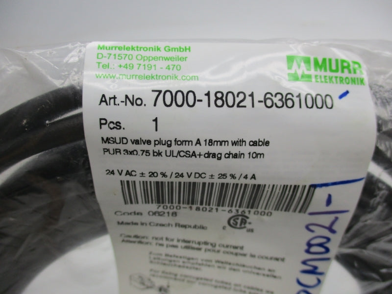 MURR ELEKTRONIK 7000-18021-6361000 24VAC/DC NSMP
