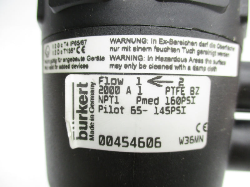 BURKERT 00454606 65-145PSI NSMP