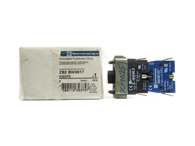 TELEMECANIQUE ZB2BW0617 120V NSMP