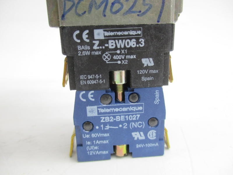 TELEMECANIQUE ZB2BW0617 120V NSMP