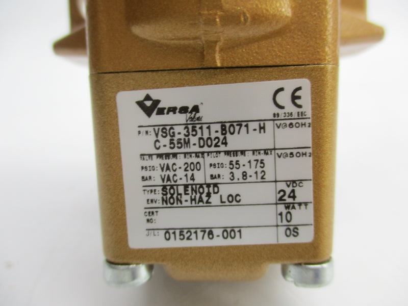 VERSA VSG-3511-B071-HC-55M-D024 24VDC 55-175PSI NSNP