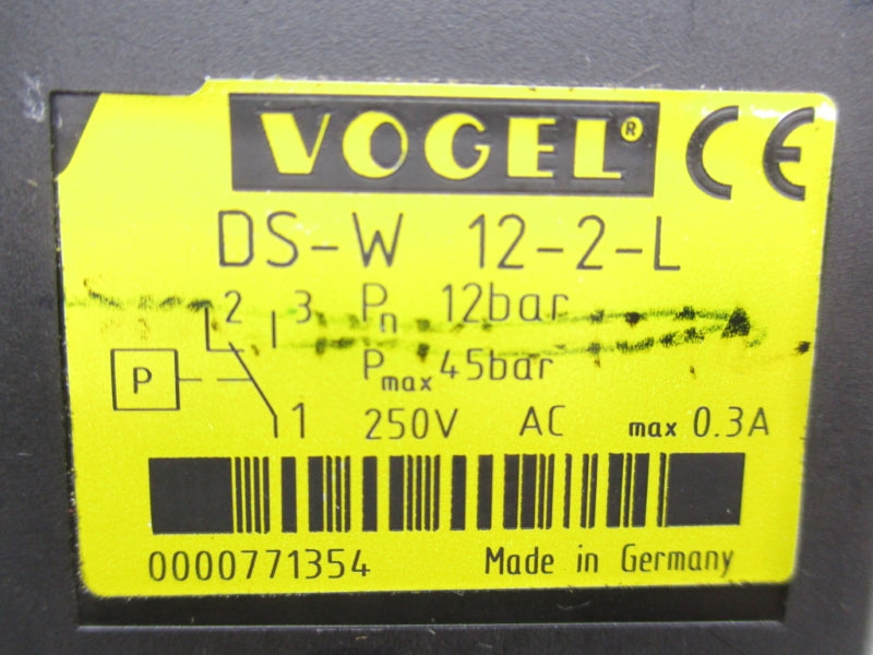 VOGEL DS-W12-2-L 250VAC 0.3A NSNP