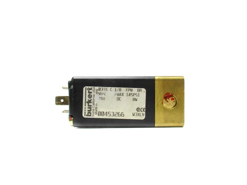 BURKERT 0331C1/8FPMBR 00453266 24VDC 145PSI UNMP