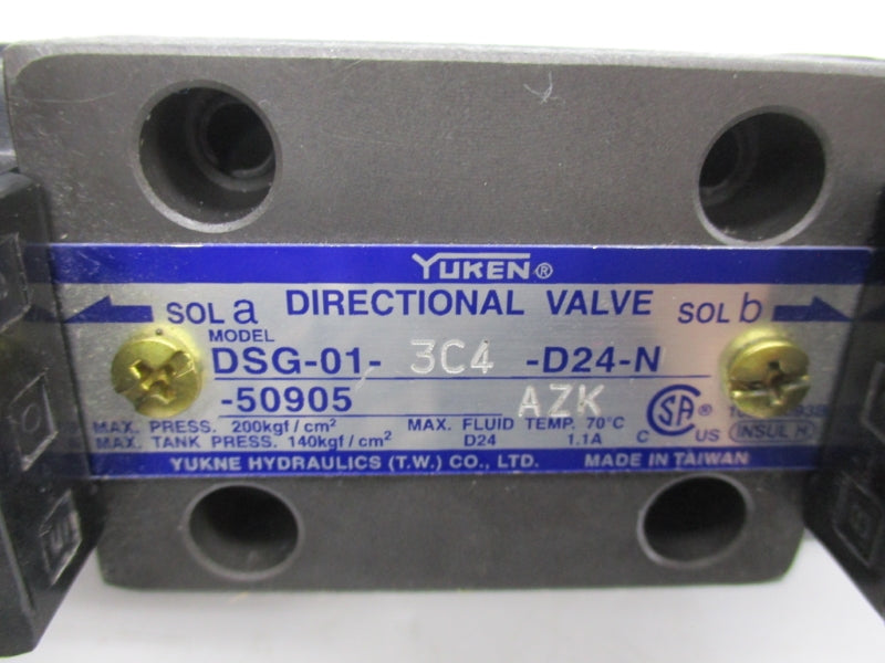 YUKEN DSG-01-3C4-D24-N-50905-AZK NSNP