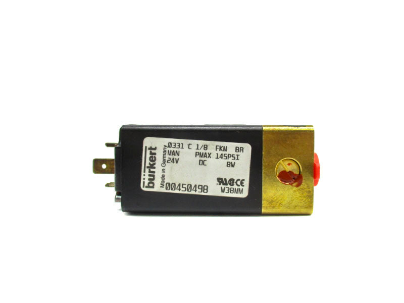 BURKERT 0331C1/8FKMBR 00450498 24VDC 145PSI UNMP