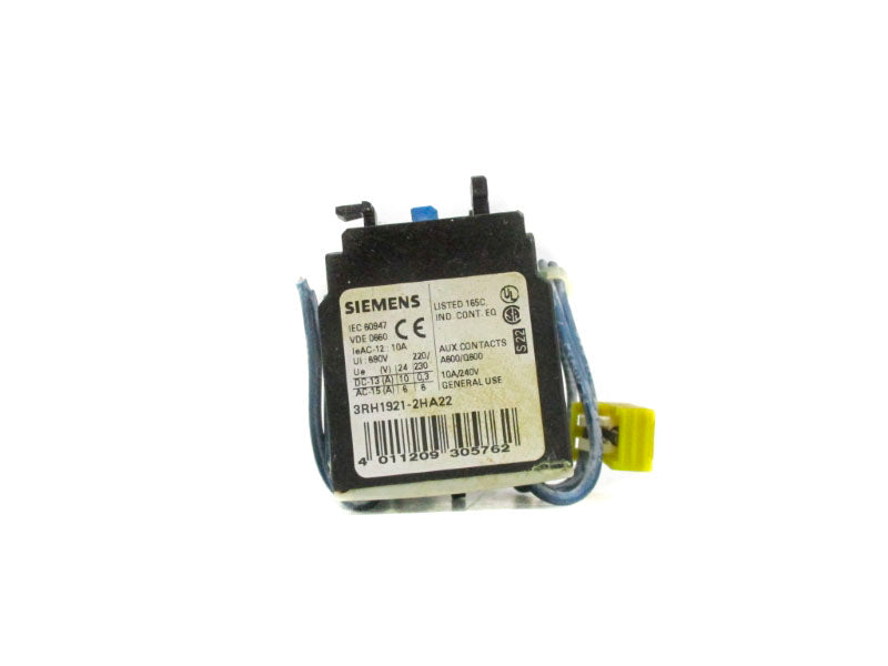 SIEMENS 3RH1921-2HA22 690V 10A UNMP