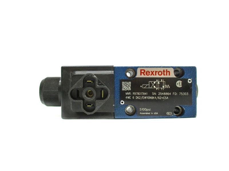 REXROTH 4WE6D62/EW110N9K4/62=CSA R978017841 UNMP