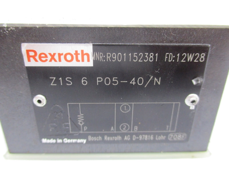 REXROTH Z16P05-40/N R901152381 NSNP