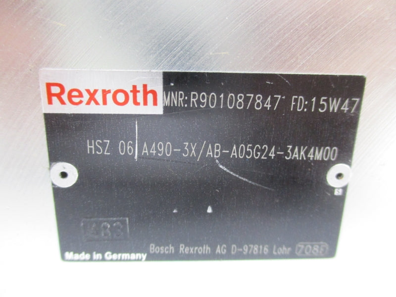 REXROTH HSZ06A490-3X/AB-A05G24-3AK4M00 R901087847 24VDC NSNP
