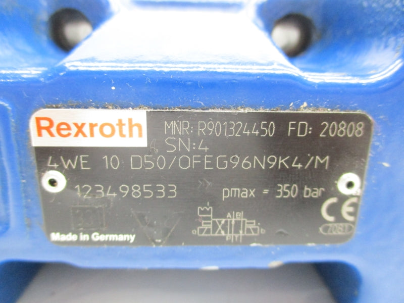 REXROTH 4WE10D50/OFEG96N9K4/M R901324450 UNMP