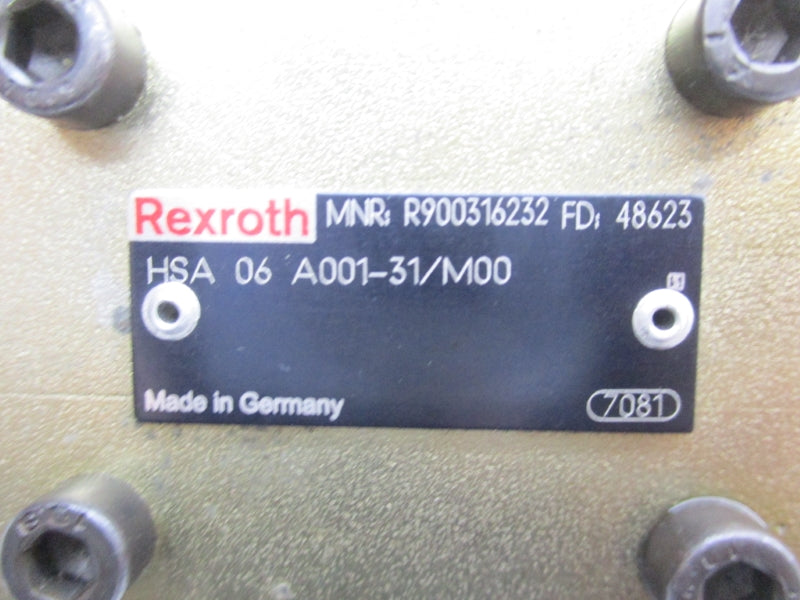 REXROTH 2HSR06C35/S07C781A/G24N9K4M01 R900963659 NSNP