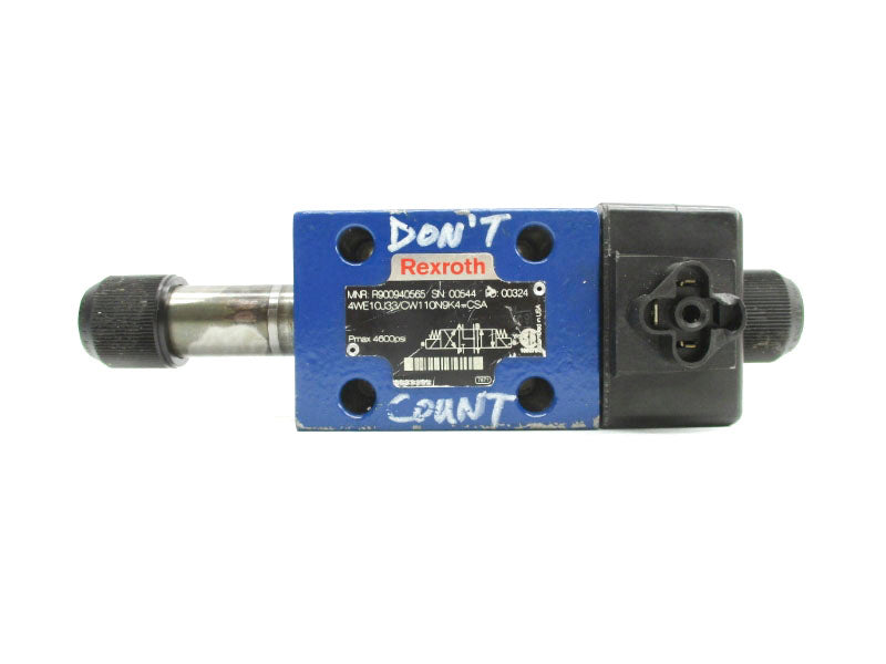 REXROTH 4WE10J33/CW110N9K4=CSA R900940565 UNMP