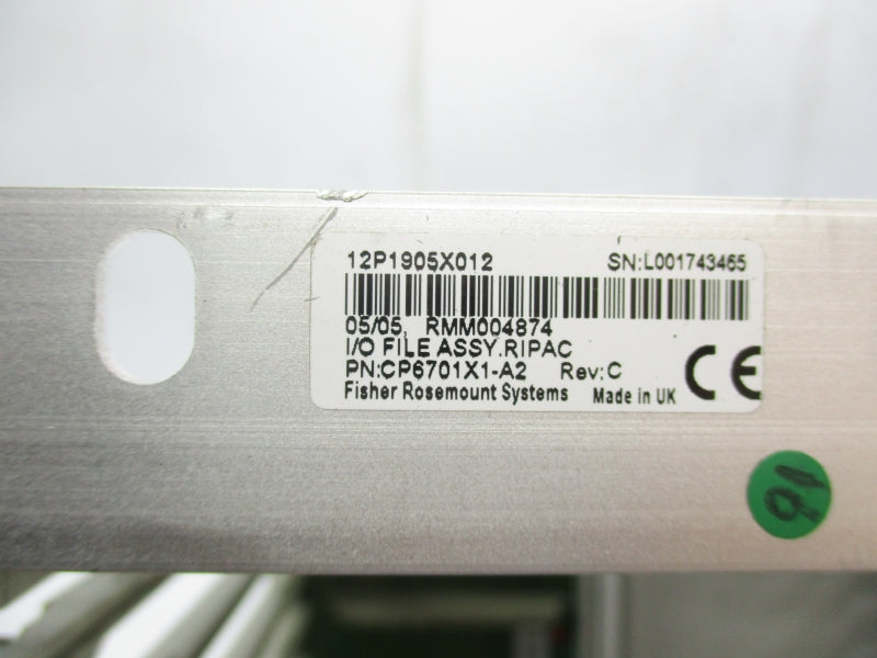 FISHER ROSEMOUNT CP6701X1-A2 NSNP