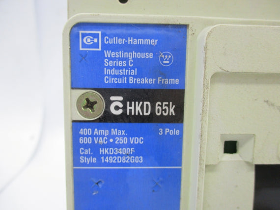 CUTLER HAMMER HKD3400F SER. C  KT3250T 600VAC 200A UNMP