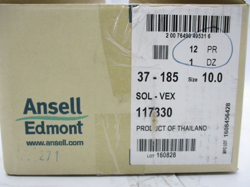 ANSELL 37-185 SIZE 10 (PKG OF 12) NSMP