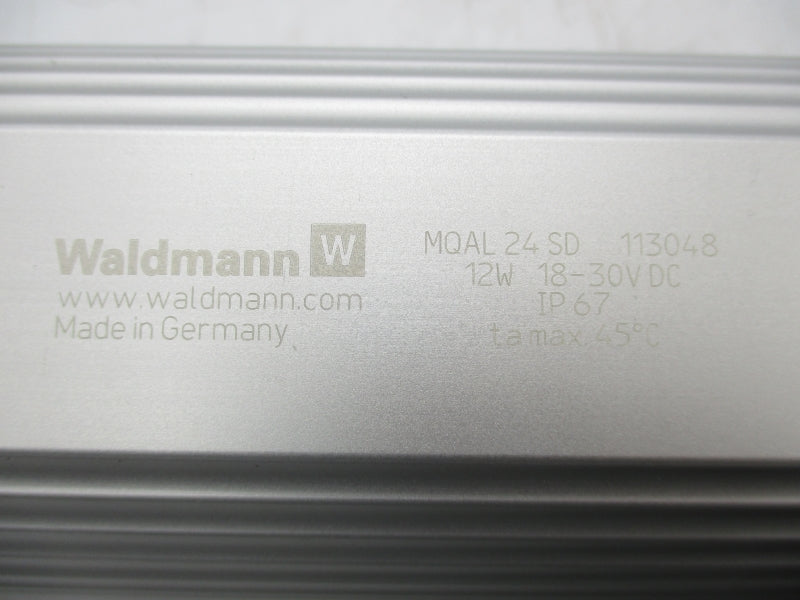 WALDMANN MQAL24SD 113048000-00580573 18-30VDC NSMP