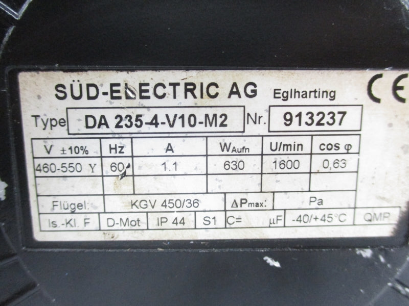 SUD ELECTRIC DA235-4-V10-M2 913237 460-550V 1.1A NSNP