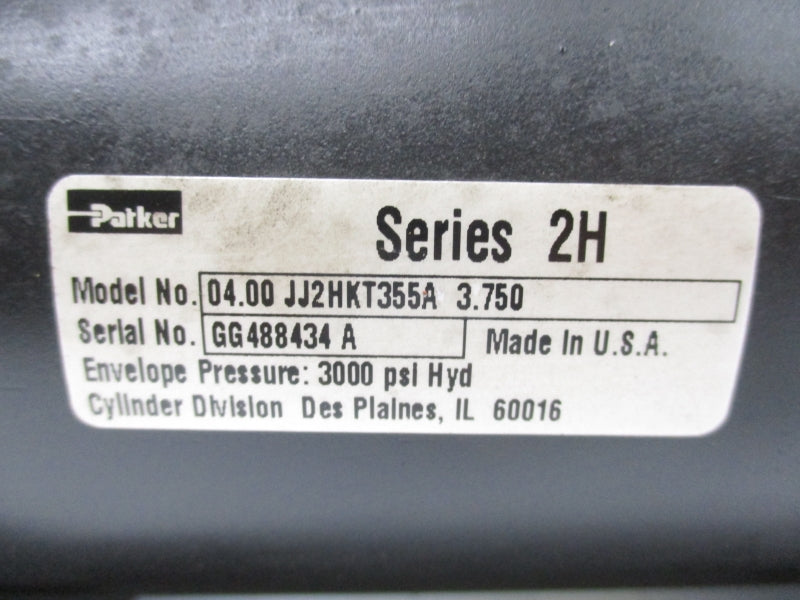 PARKER 04.00JJ2HKT355A3.750 SER. 2H 3000PSI NSNP