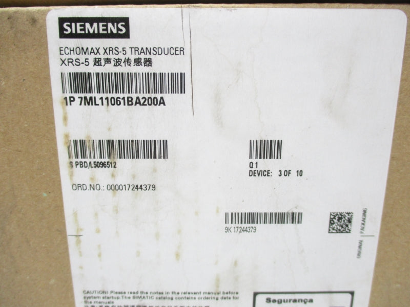 SIEMENS 7ML11061BA200A XRS-5 250V NSMP