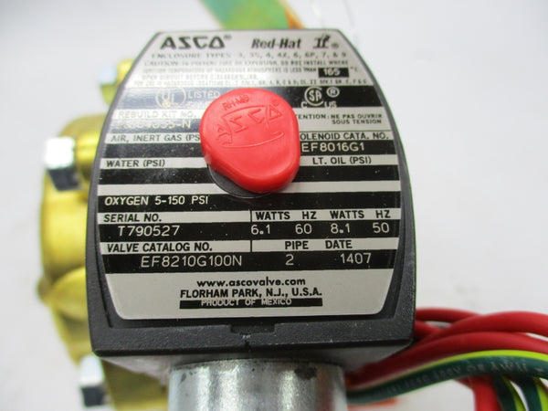 ASCO EF8210G100N 110/120V 5-150PSI 2" NSMP