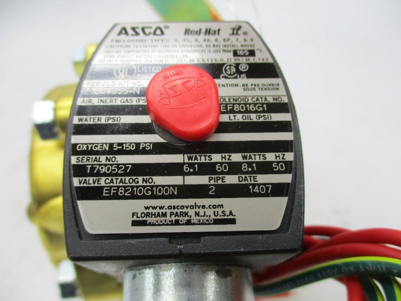 ASCO EF8210G100N 110/120V 5-150PSI 2" NSMP