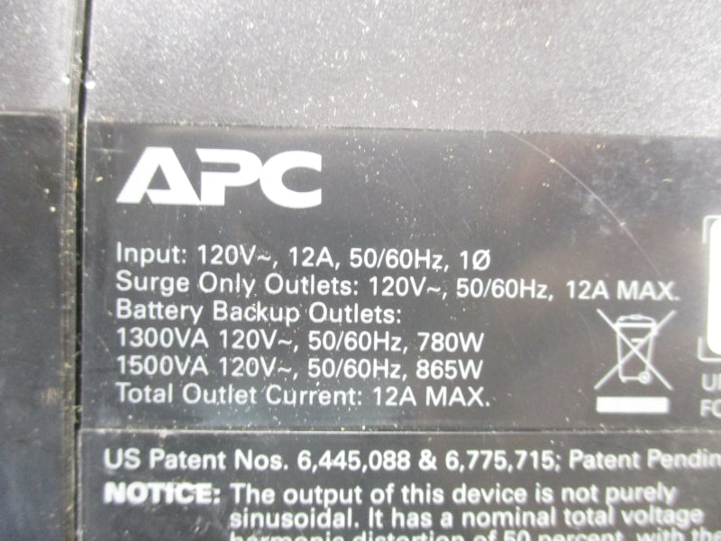 APC BR1500G 120VAC 12A (AS PICTURED) NSNP