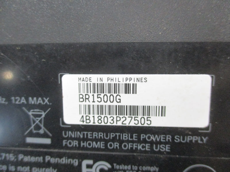 APC BR1500G 120VAC 12A (AS PICTURED) NSNP