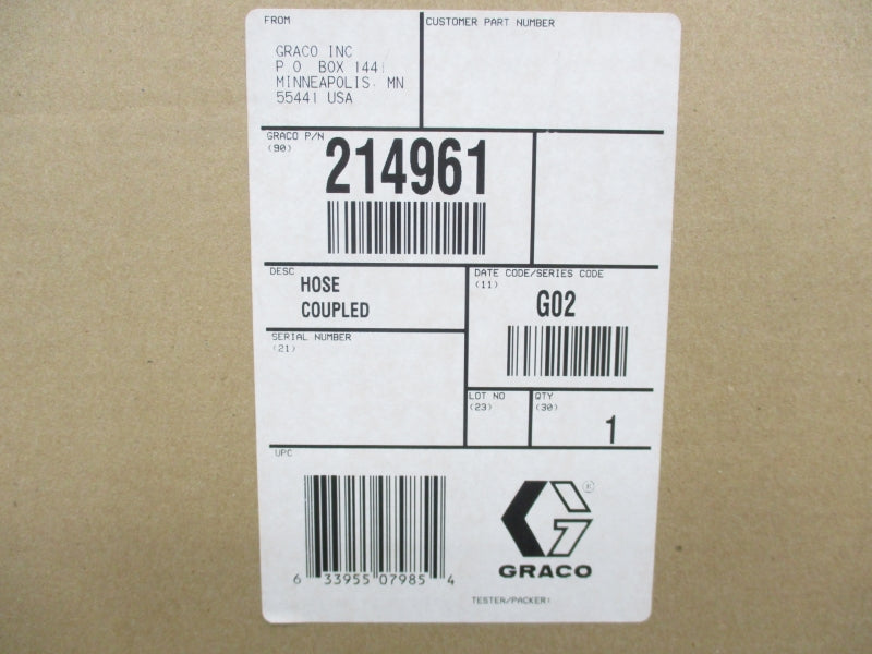 GRACO 214961 500PSI 3/4" NSMP