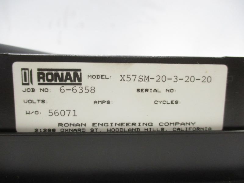 RONAN X57SM-20-3-20-20 NSNP