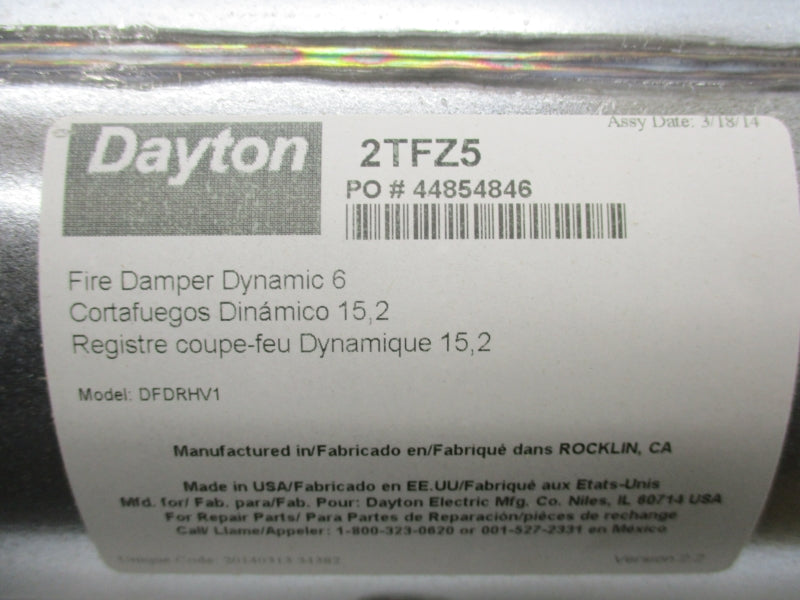 DAYTON 2TFZ5 6" NSMP