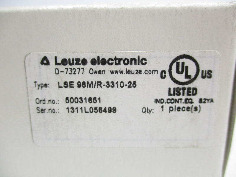 LEUZE ELECTRONIC LSE96M/R-3310-25 50031651 20-230VAC/DC NSMP