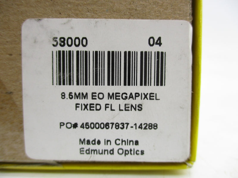 EDMUND OPTICS 58000 114-1202 8.5MM NSMP