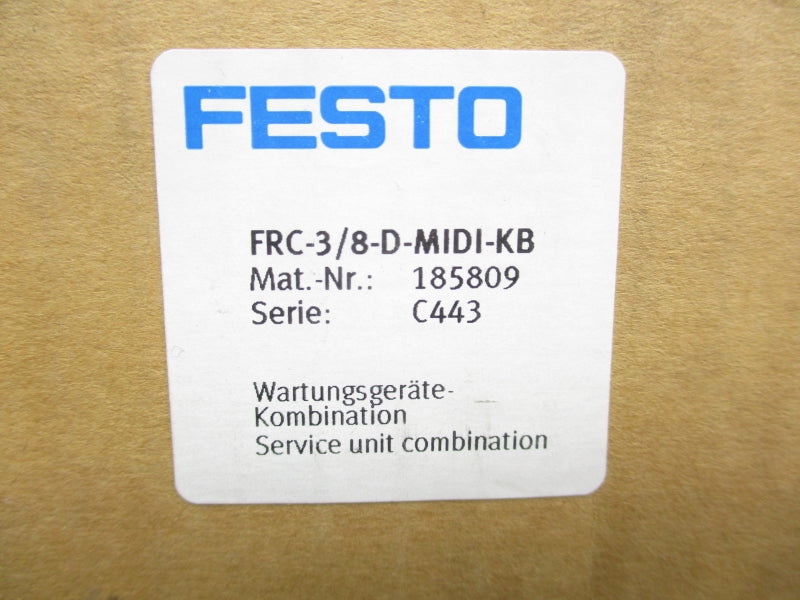 FESTO FRC-3/8-D-MIDI-KB 185809 240PSI NSMP