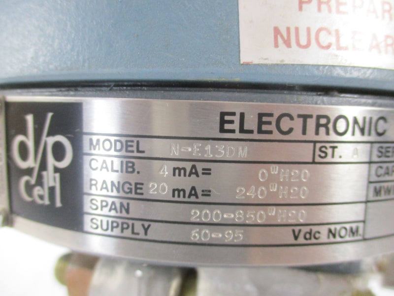 FOXBORO N-E13DM 60-95VDC 2000PSI NSNP
