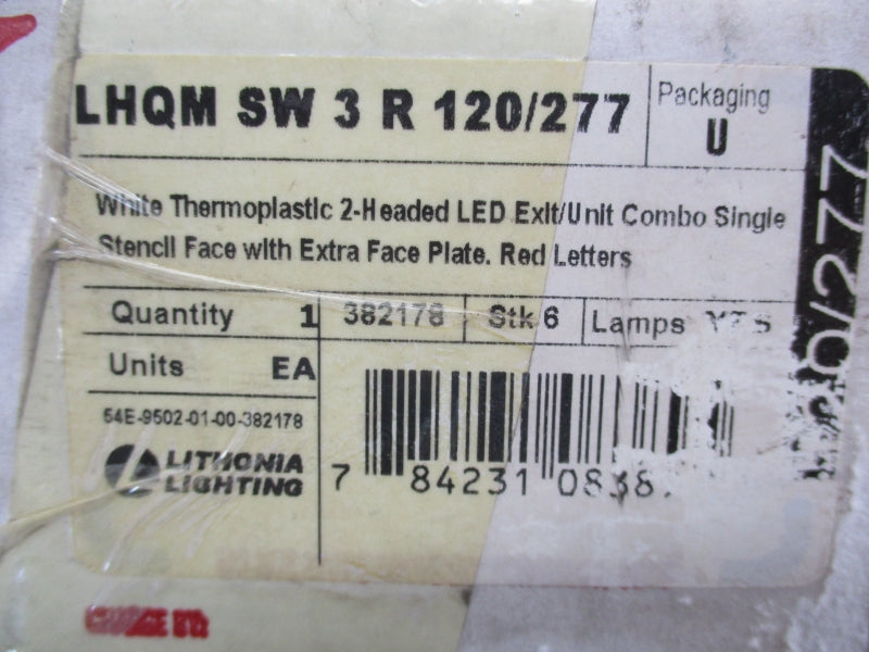 LITHONIA LIGHTING LHQMSW3R 120/277V  (NO BATTERY) NSMP