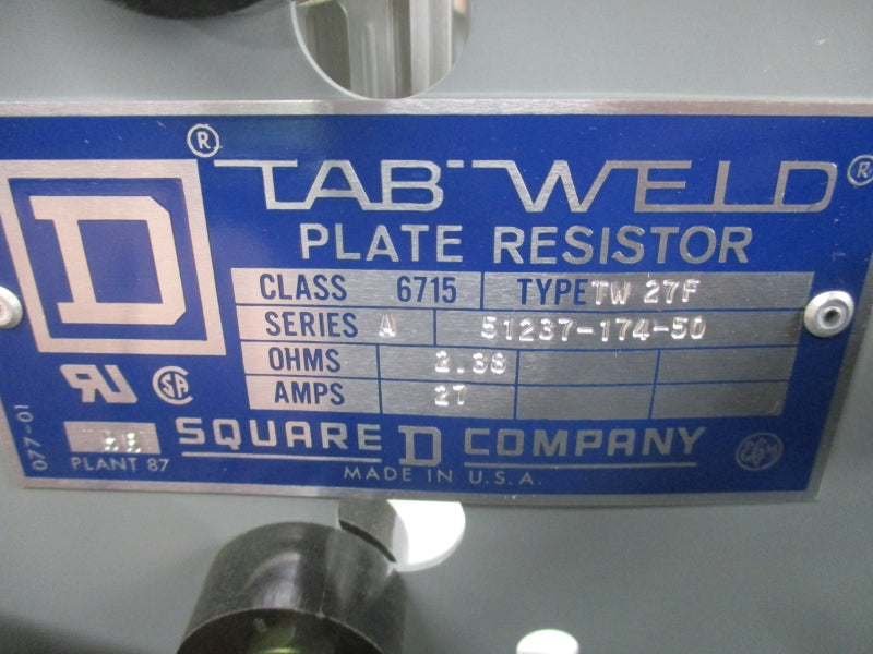SQUARE D 6715TW27F 51237-174-50 SER. A 27A NSNP