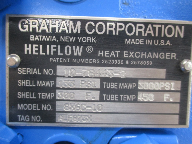 GRAHAM 8X6C-10 3000PSI NSNP