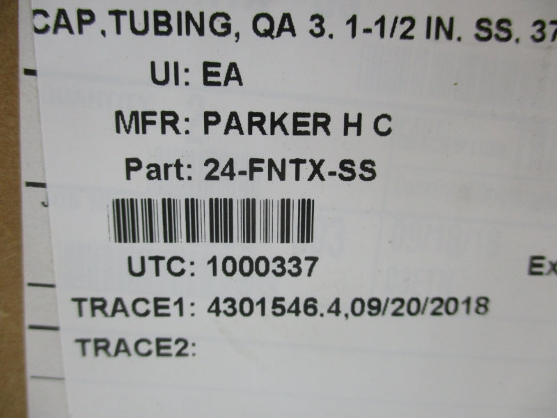 PARKER 24-FNTX-SS (PKG OF 2) NSMP
