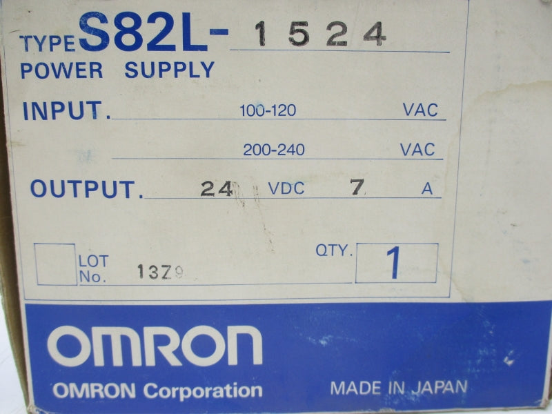 OMRON S82L-1524 100-120/200-240VAC NSMP