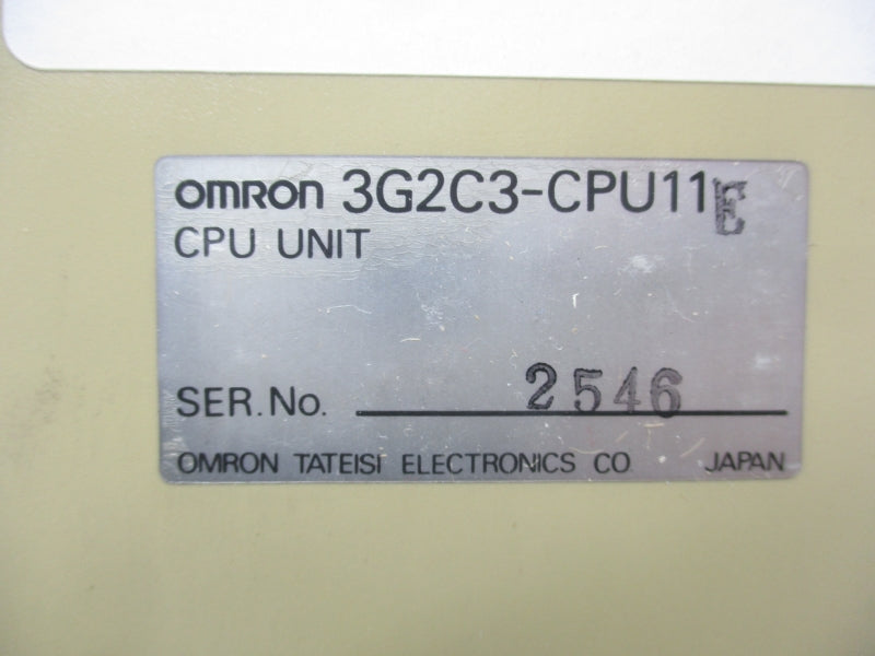 OMRON 3G2C3-CPU11E NSNP