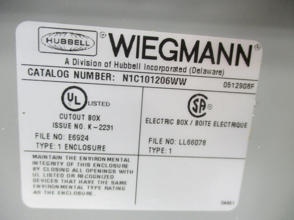 HUBBELL N1C101206WW NSNP