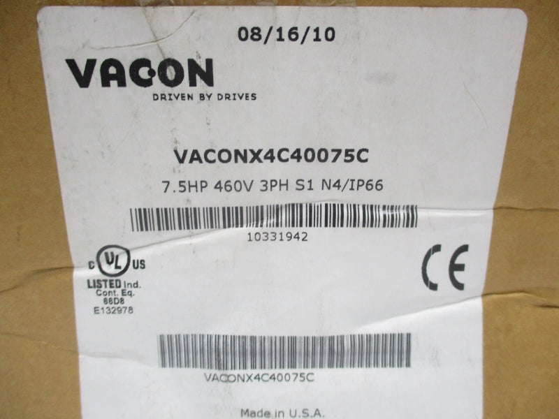 VACON VACONX4C40075C 380-460V 15.0/12.8A NSMP