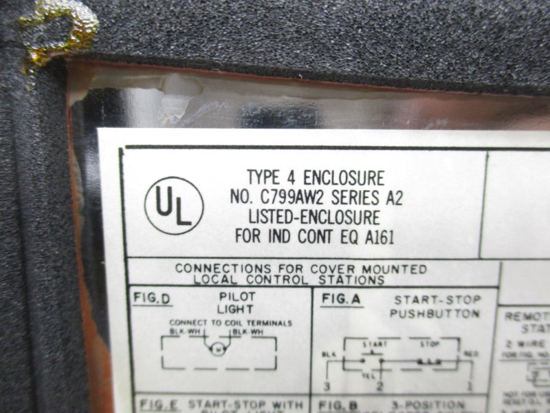 CUTLER HAMMER C799AW2 SER. A2 NSNP