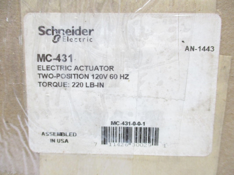 SCHNEIDER ELECTRIC MC-431-0-0-1 MC-431 120V 0.8A NSMP