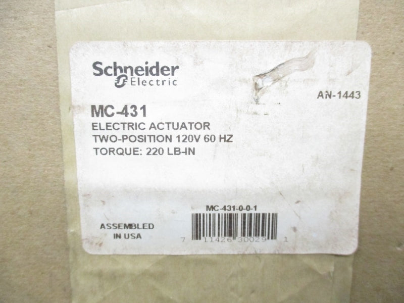SCHNEIDER ELECTRIC MC-431-0-0-1 MC-431 120V 0.8A NSFS